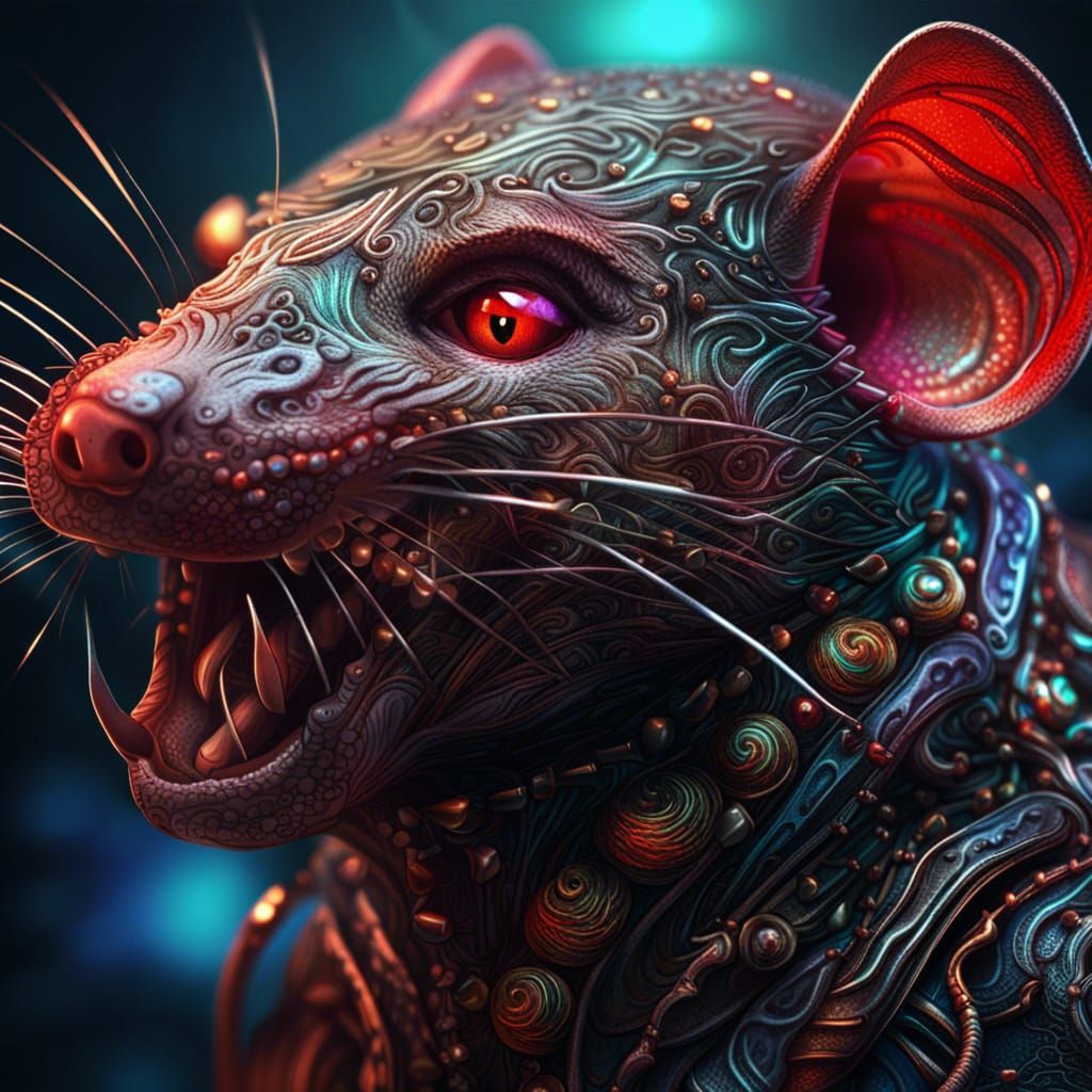 the rat king - AI Generated Artwork - NightCafe Creator