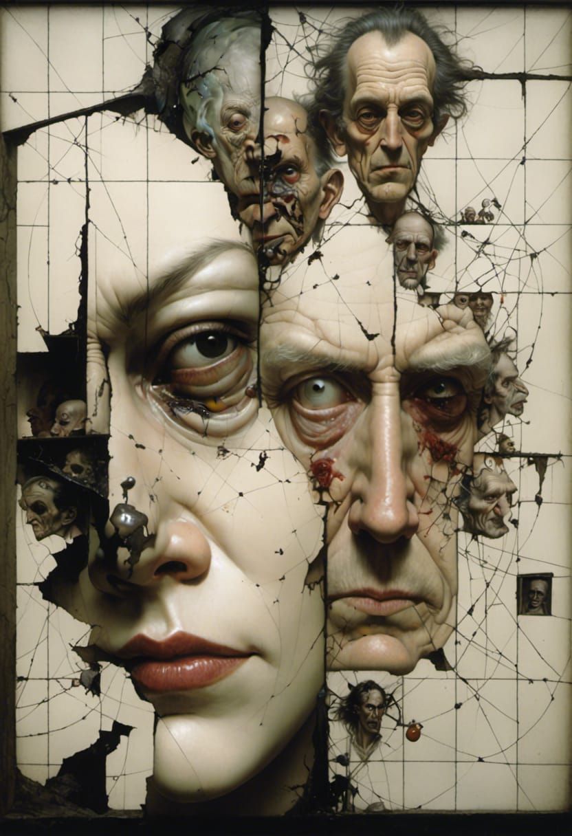 Fractional Conceptual Image in Minimalist Style