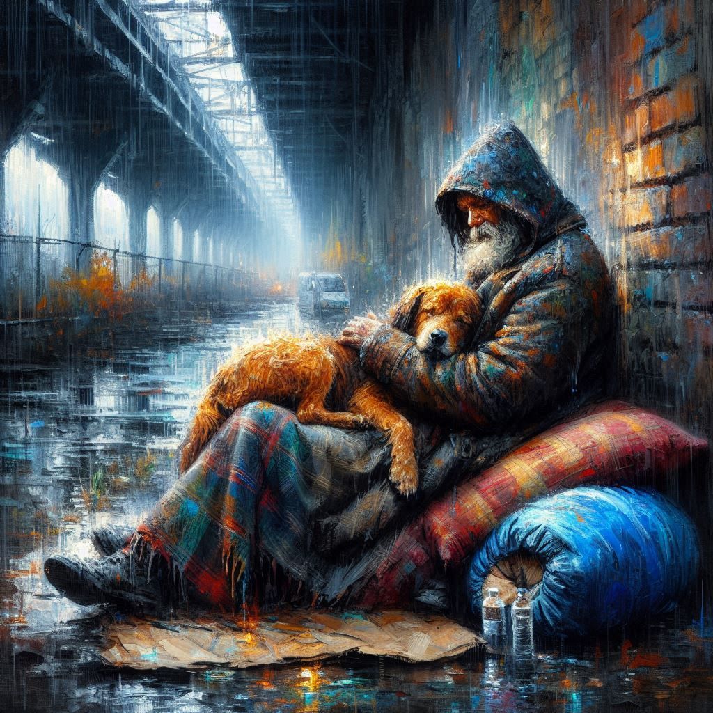 Homeless, But Not Heartless   by @Punkmeister