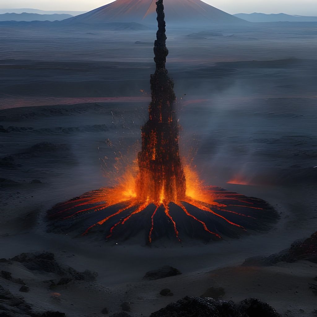 Majestic Volcanic Landscape