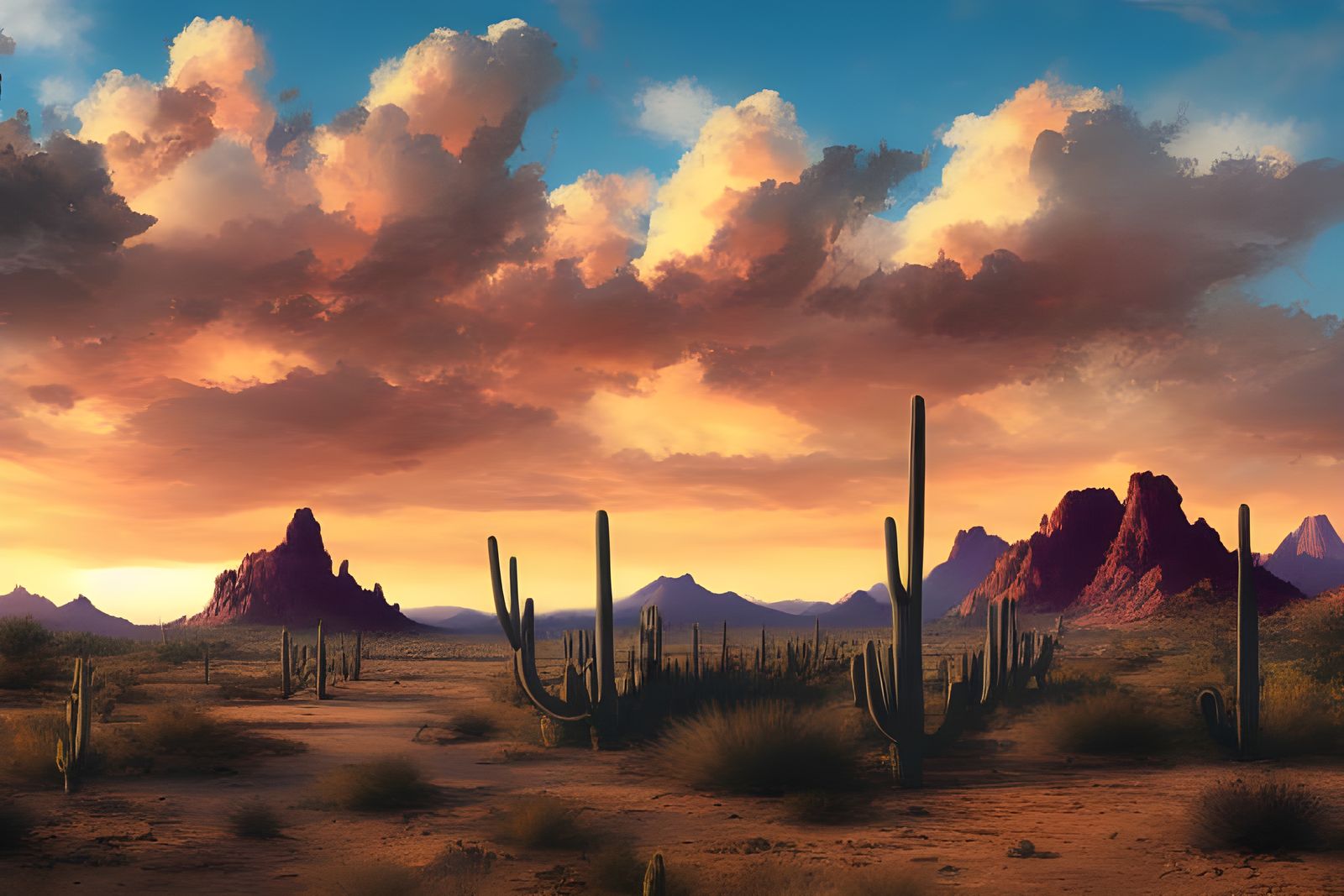 Sonoran Desert Landscape - Arizona undefined