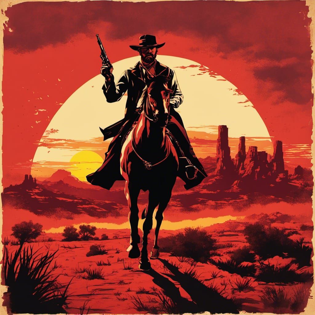 Redemption Sunset  by @BulePanda