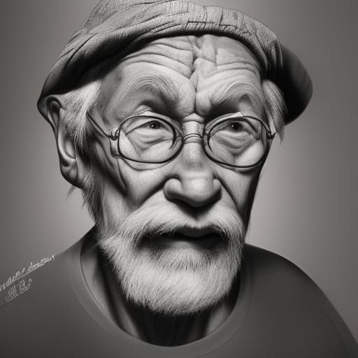 Old man wisdom - AI Generated Artwork - NightCafe Creator