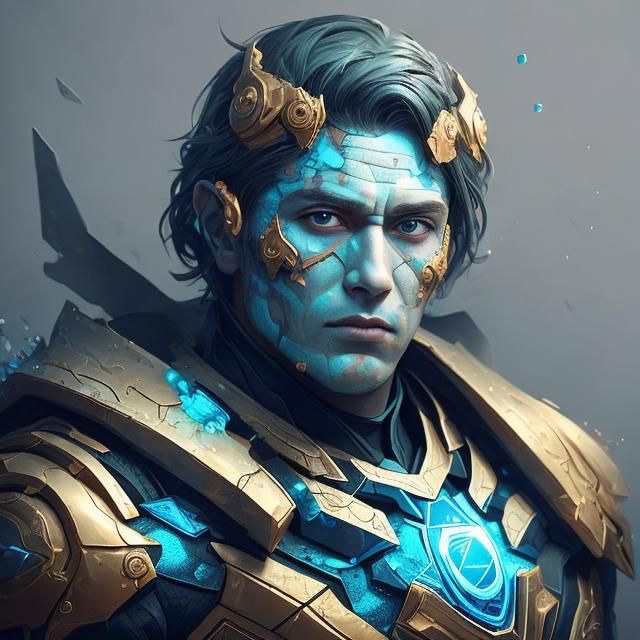 Detailed automatic aesthetic change on the human face through cellular-level engineering. <lora:Isometric View V8:0.1> <lora:CrystalClusterV...