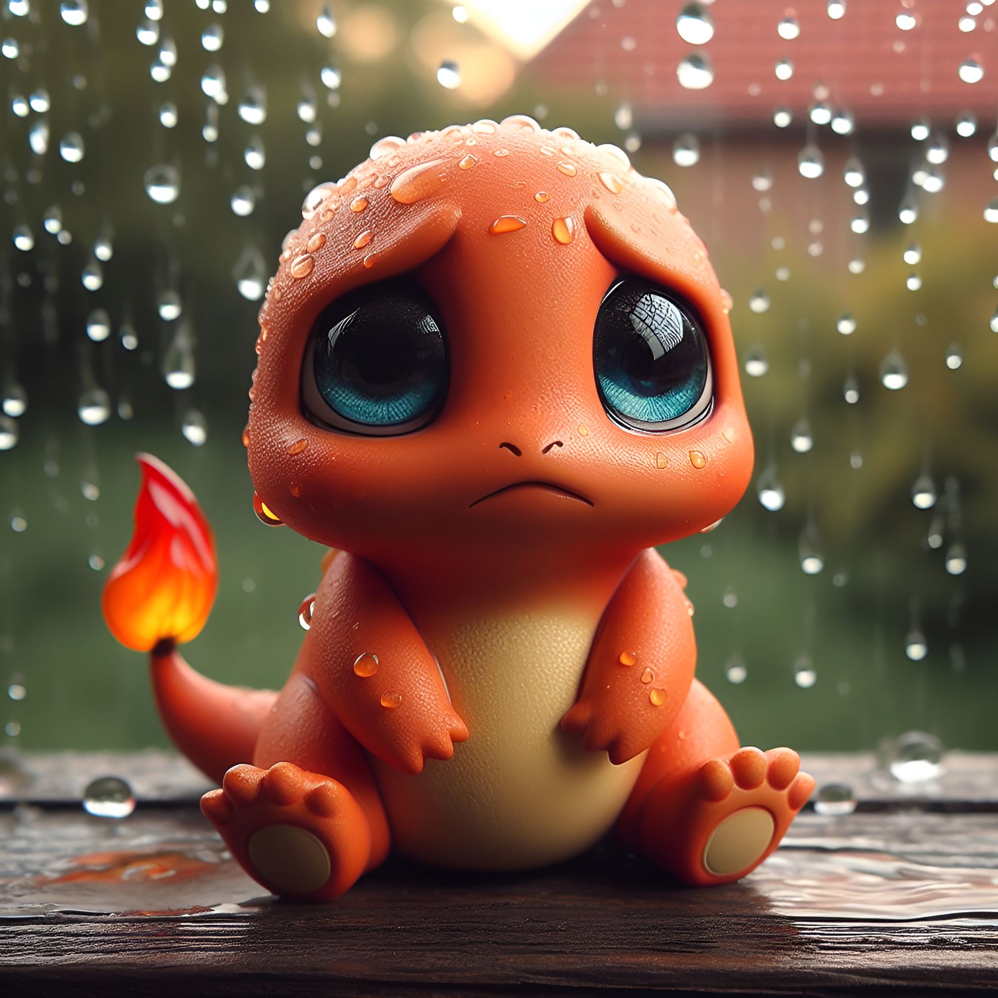 “The sky is water type?”