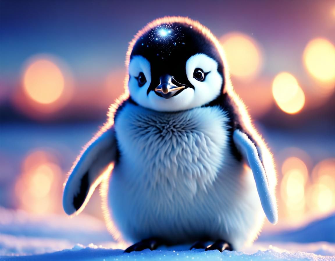 Cute penguin - AI Generated Artwork - NightCafe Creator