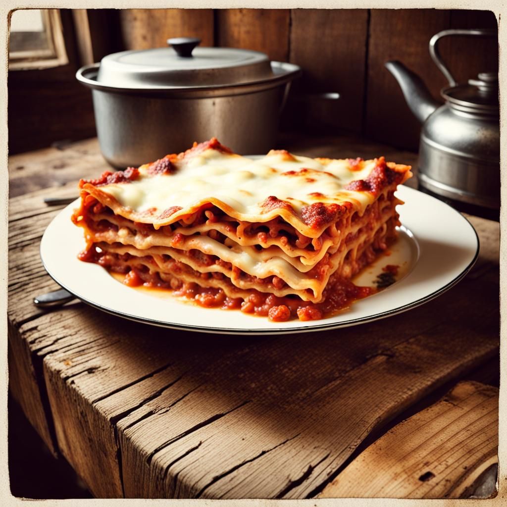 Lasagna - Ai Generated Artwork - Nightcafe Creator