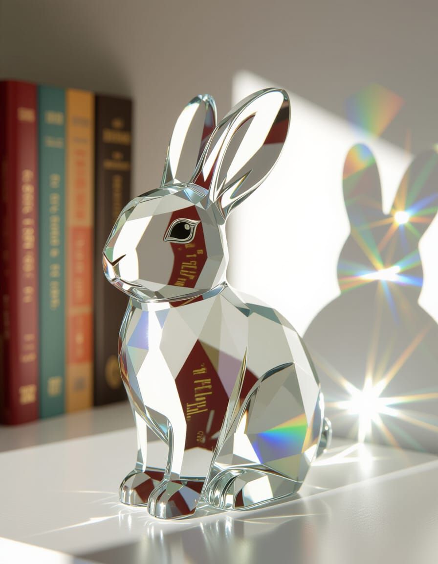 Sunlight Through The Glass Rabbit  by @Autumn