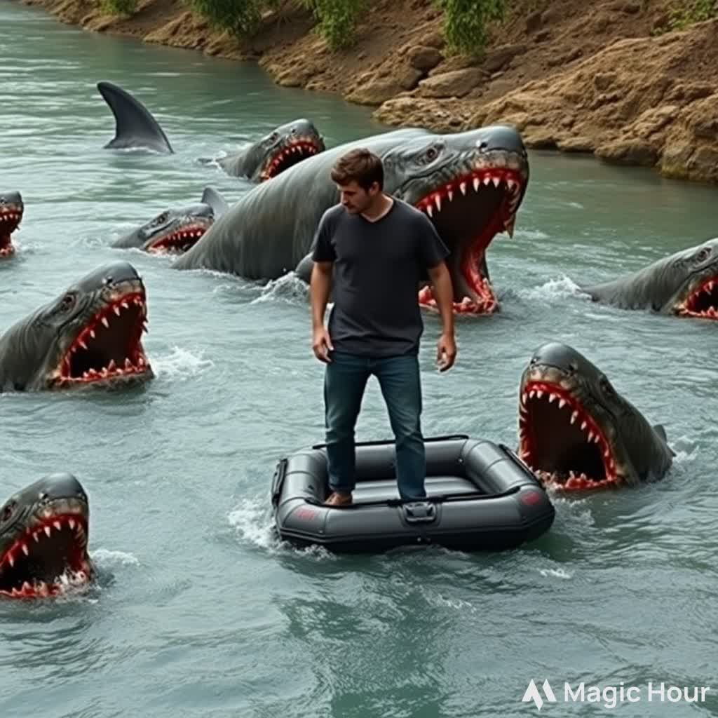 Creepy fantasy art fictional horror portraits of hungry gian...