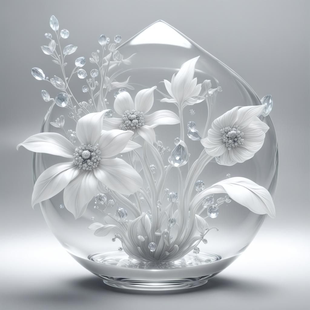Crystal glass ornament  by @MsRachelSara