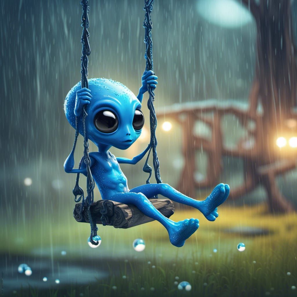 I'm blue… da ba dee da ba di  by @Ashes