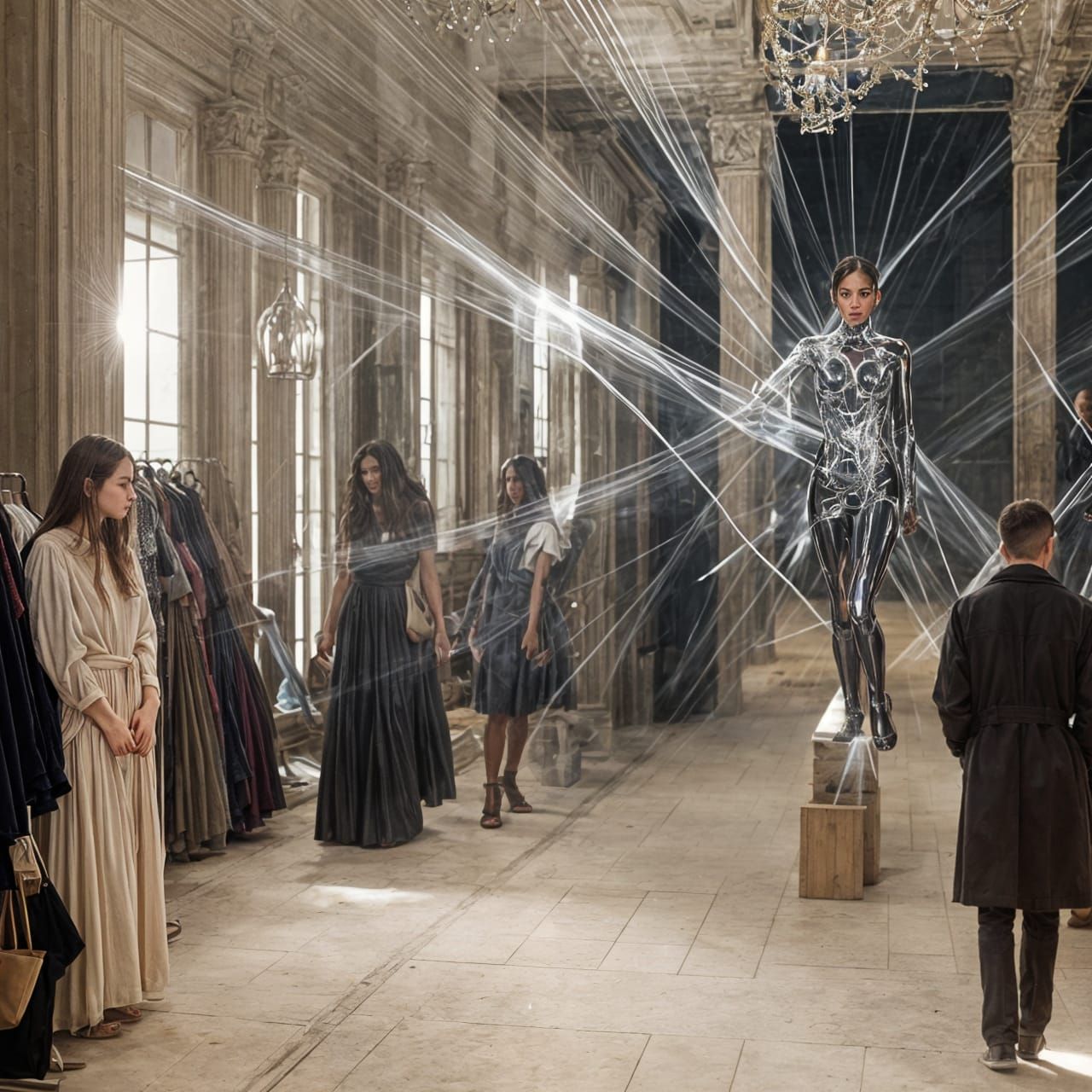 Wrapped in public...