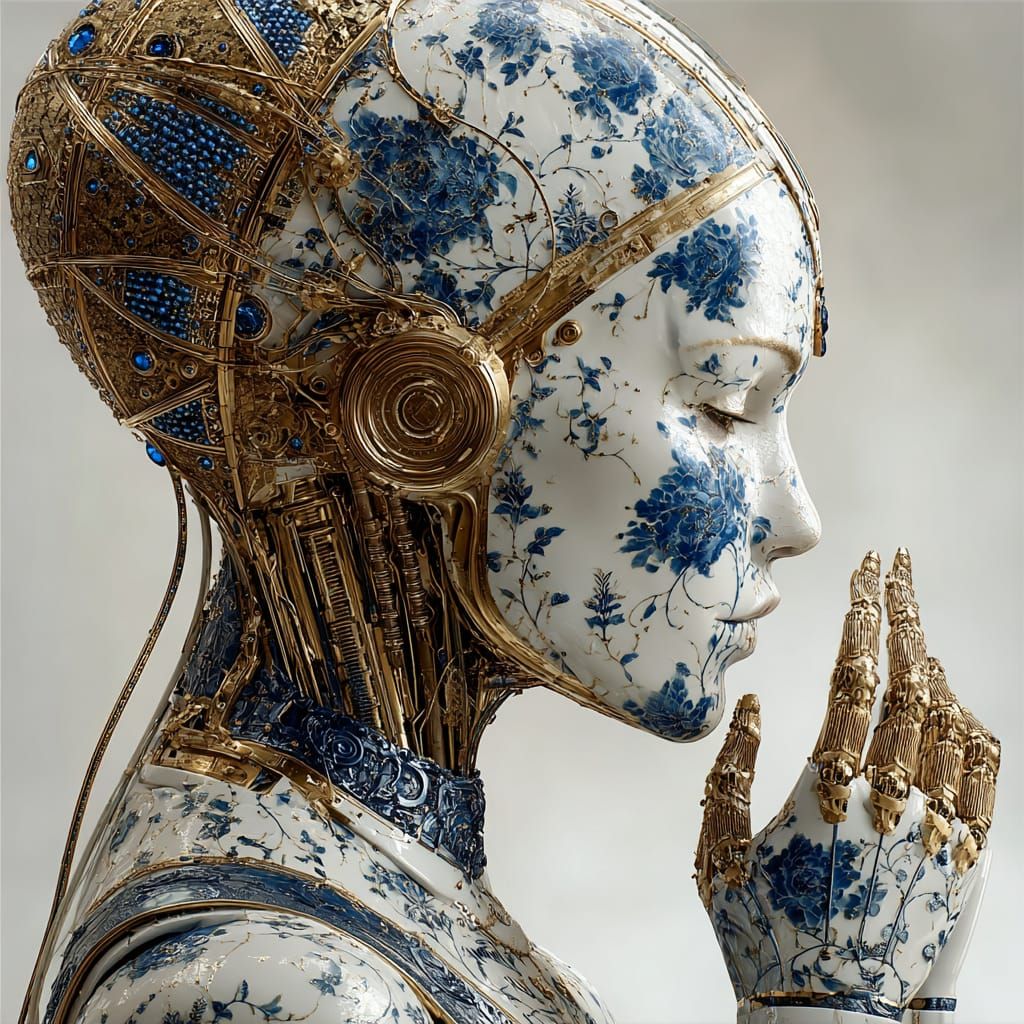 Sublime Cybernetic Pharaoh Porcelain