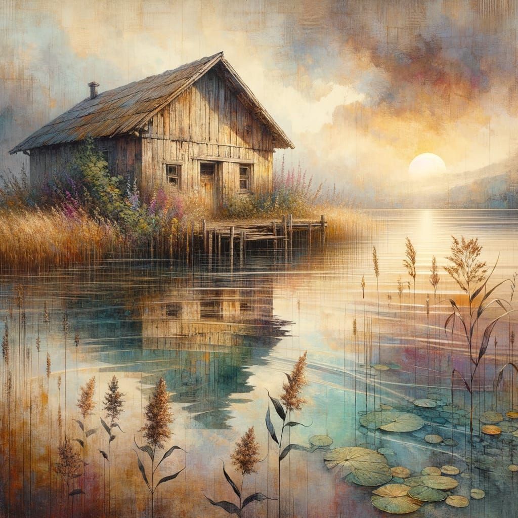 The Lake House  by @Michele