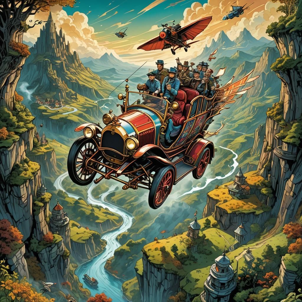 Chitty Chitty Bang Bang rides again  by @Ernst Muller