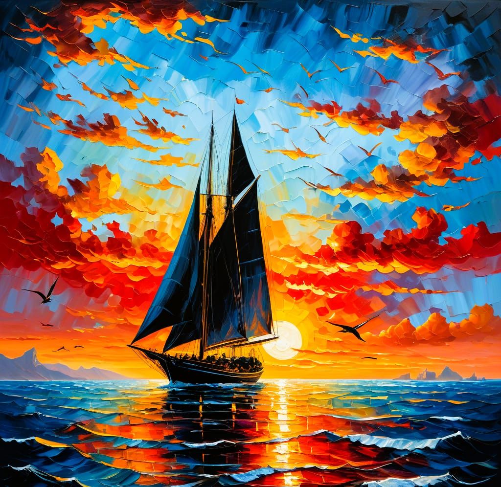 🌅 Voyage Vers l'Horizon Ecarlate 🌅