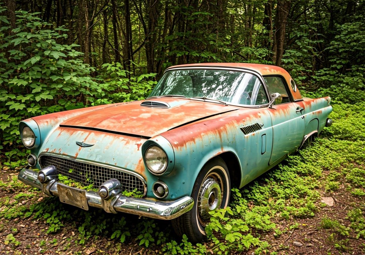 ...an old thunderbird...  by @Phoebe