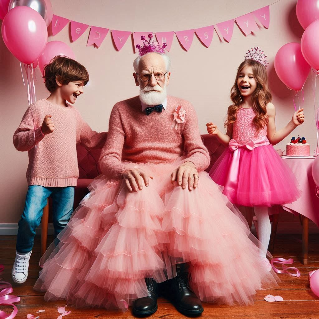 "Pink Freud in the Psychoanalytic Party"