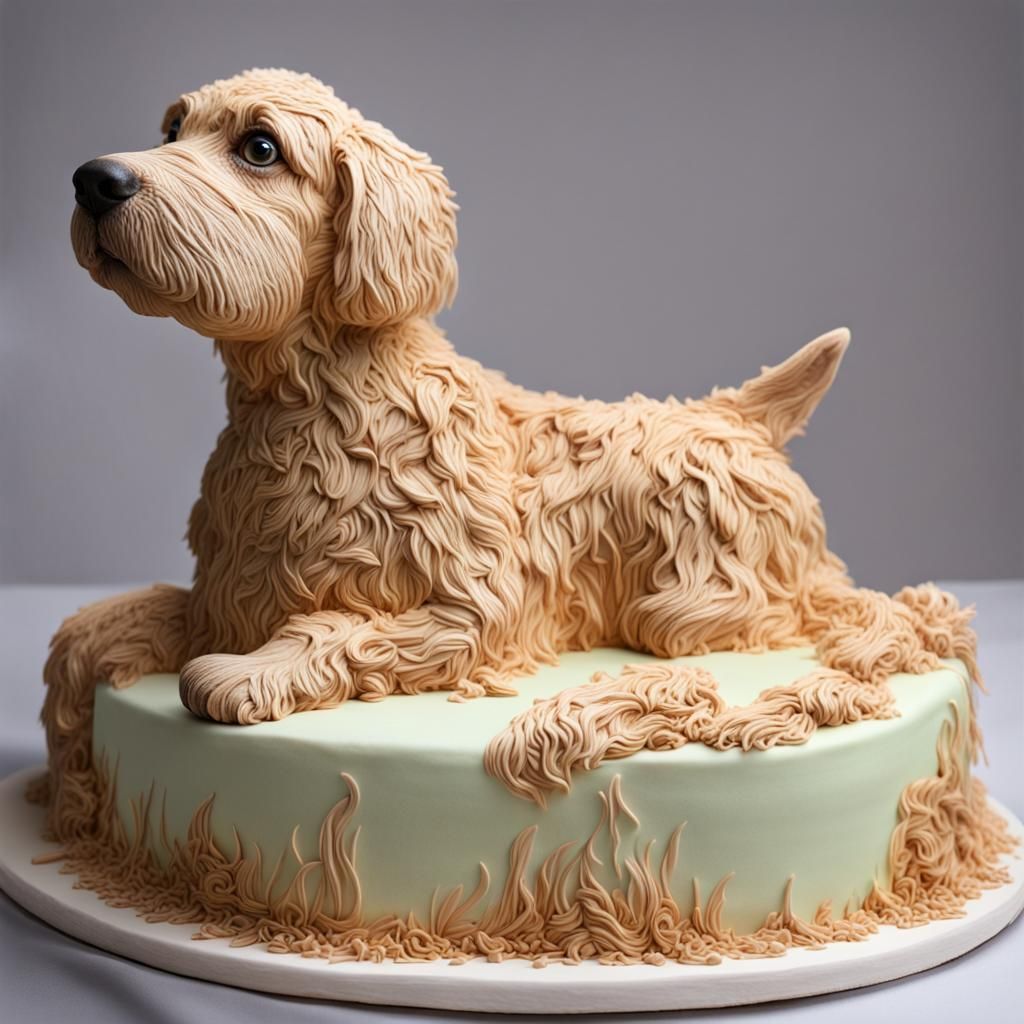 Doodle the hotsell dog cake