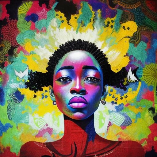 African Woman in Contemplation