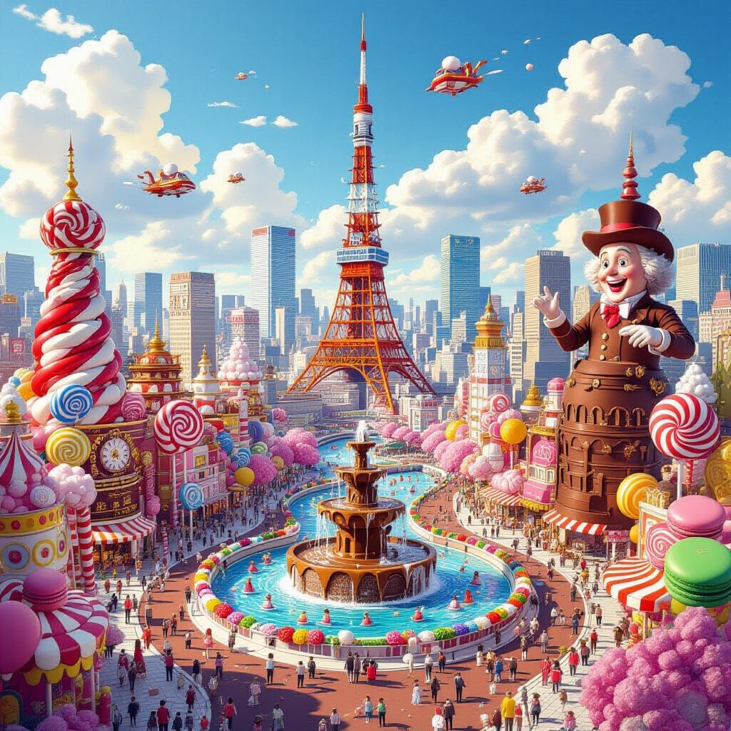 ウィリーウォンカが東京を買収  by @honyara