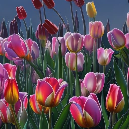 tulips heterochromia