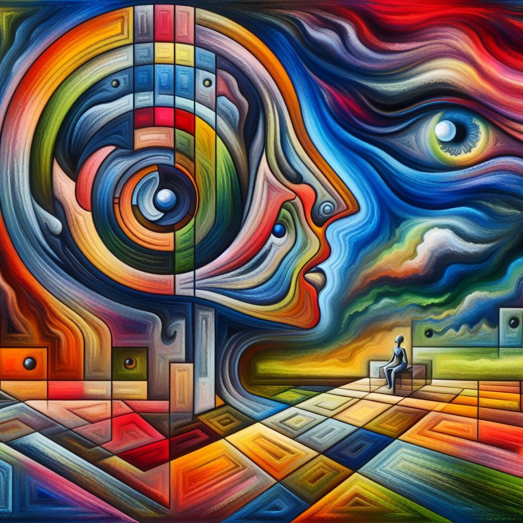 Surreal representation of lost love