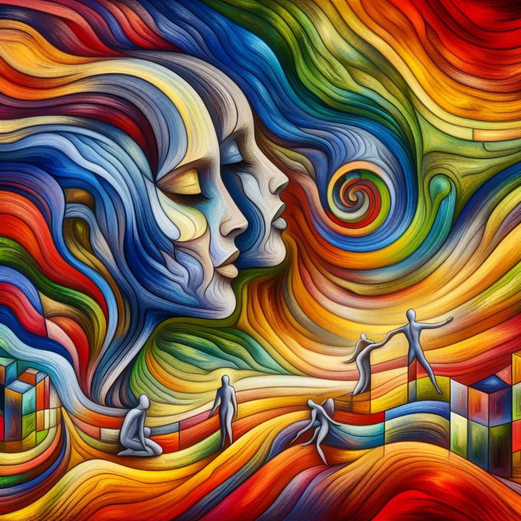 Surreal representation of lost love