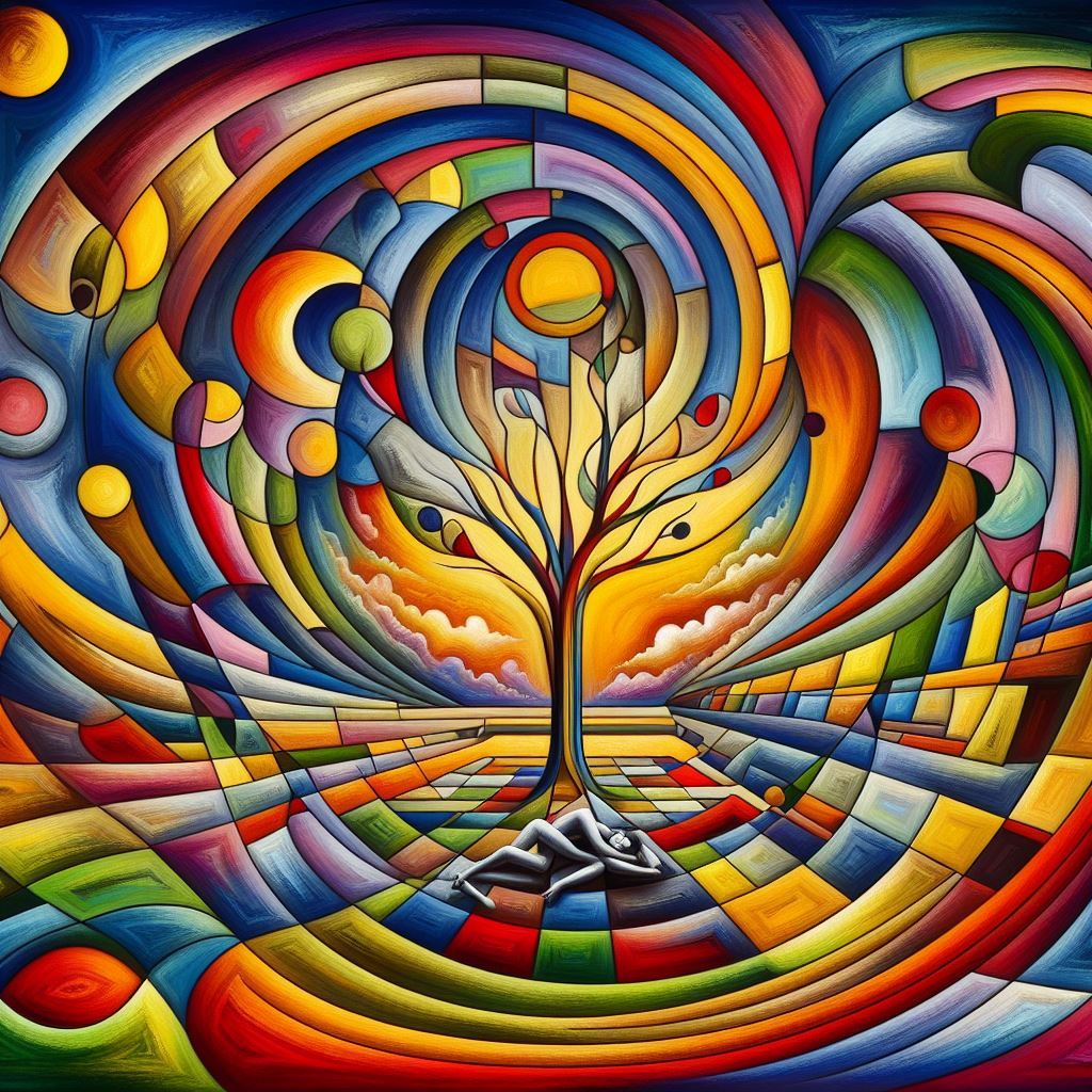 Surreal representation of lost love
