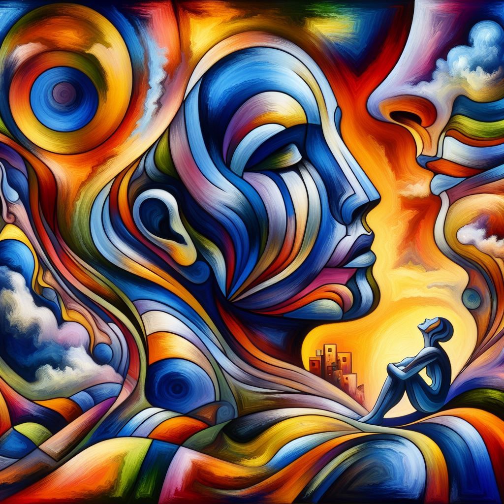 Surreal representation of lost love