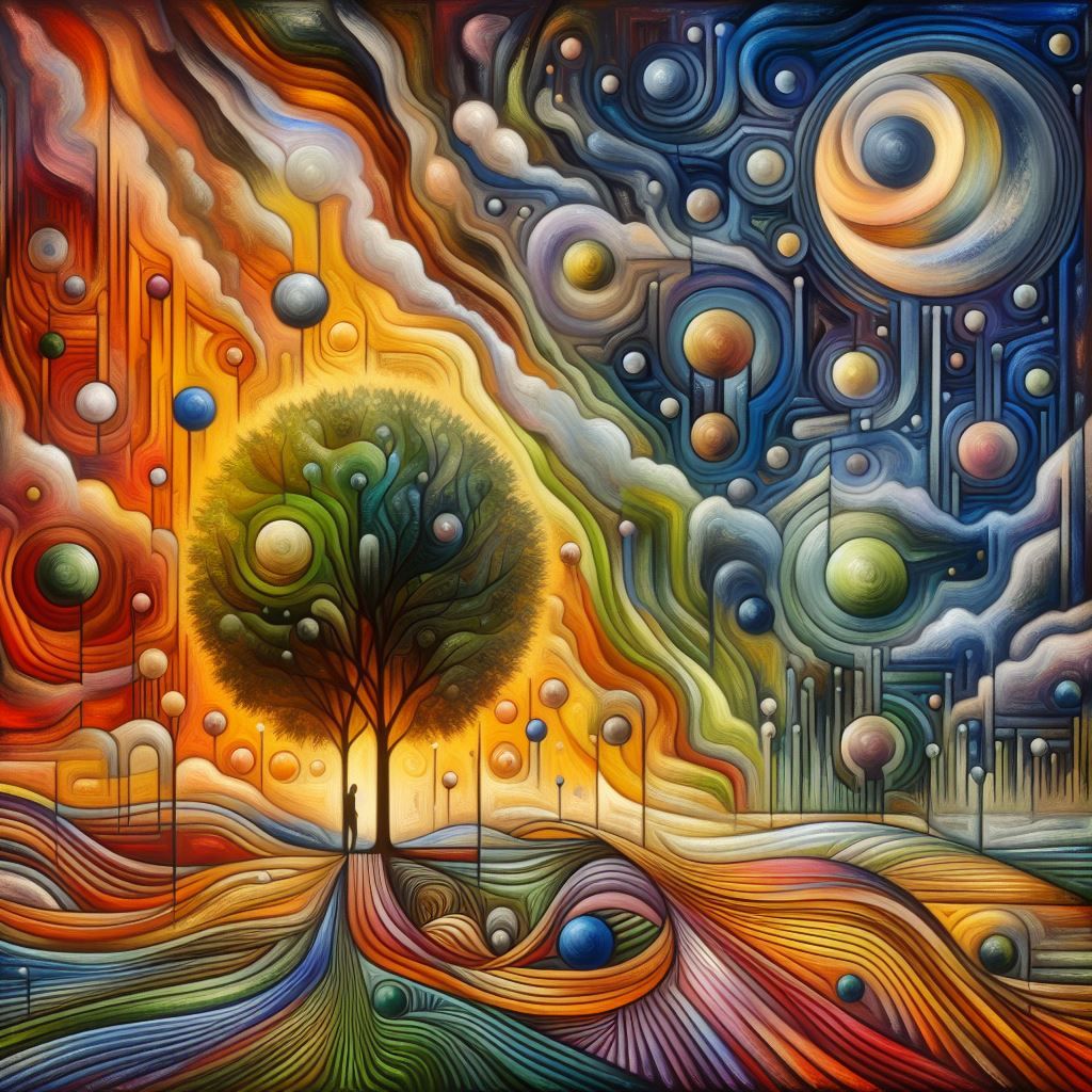 Surreal representation of lost love