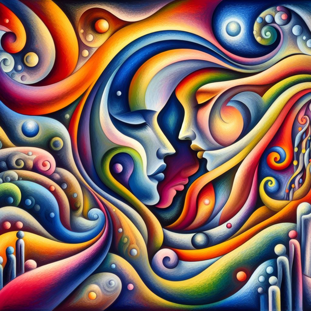 Surreal representation of lost love