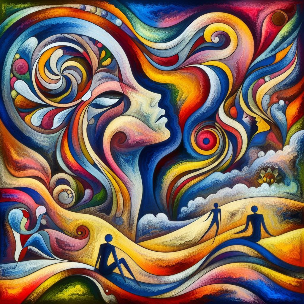 Surreal representation of lost love