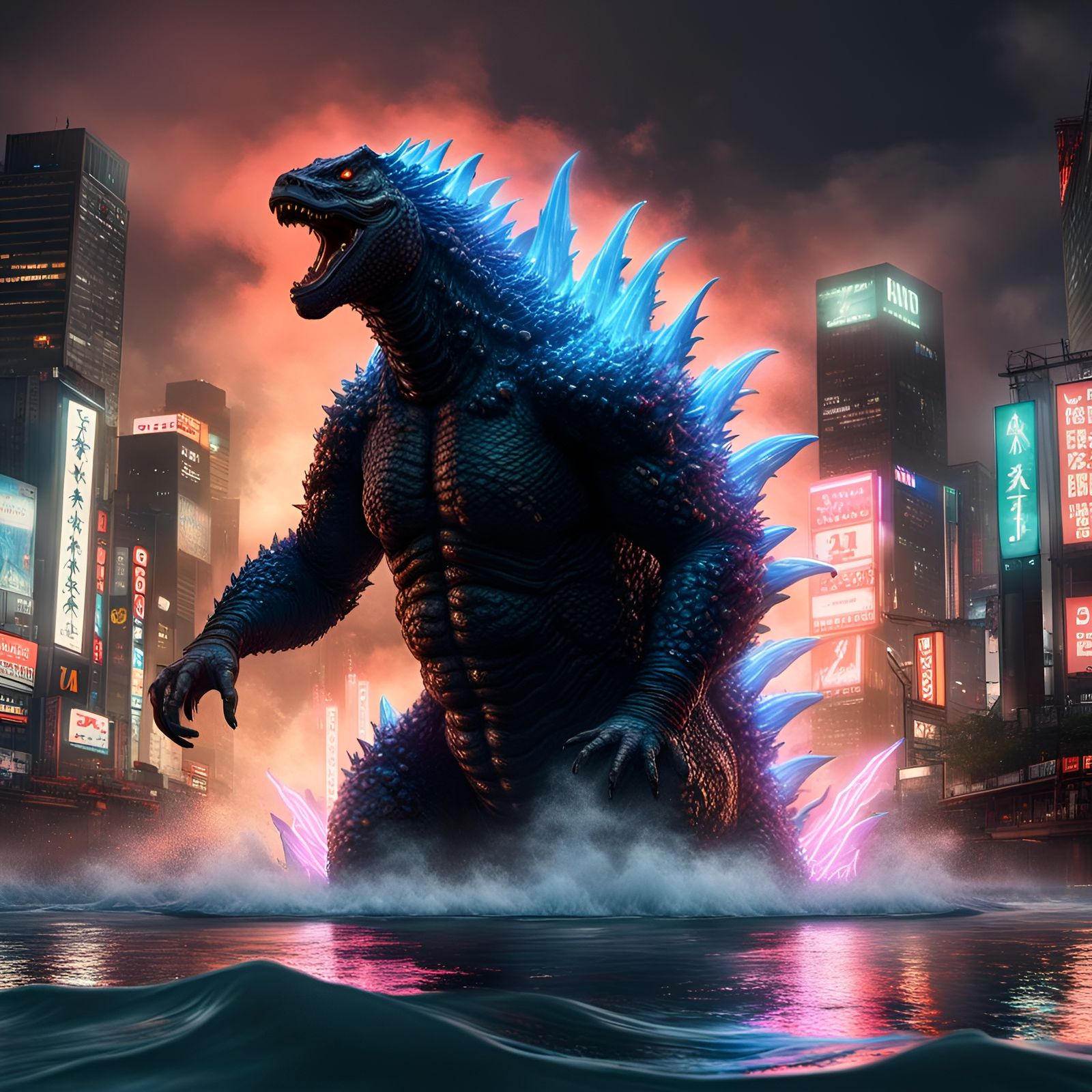 Kaiju - AI Generated Artwork - NightCafe Creator