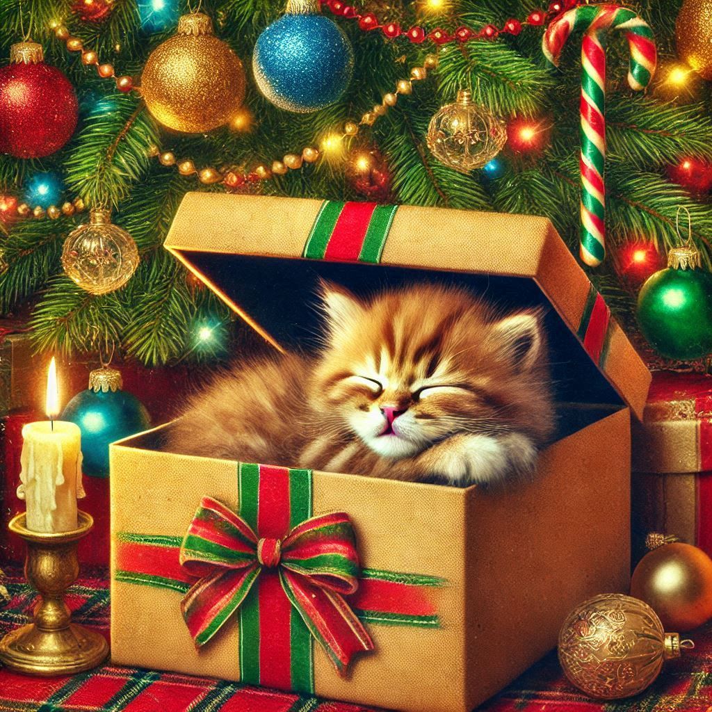 Christmas Kitten