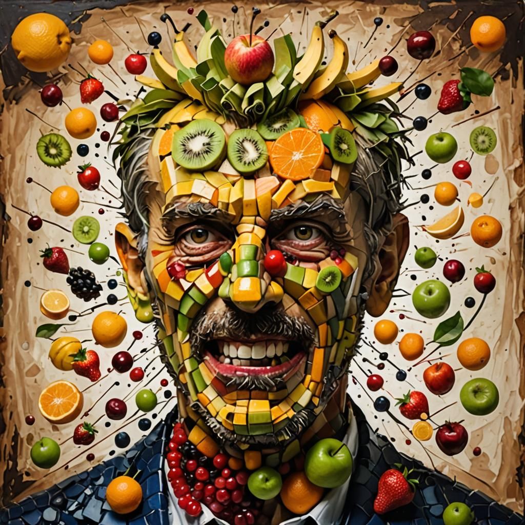 Portrait of a mad man - AI Generated Artwork - NightCafe Creator