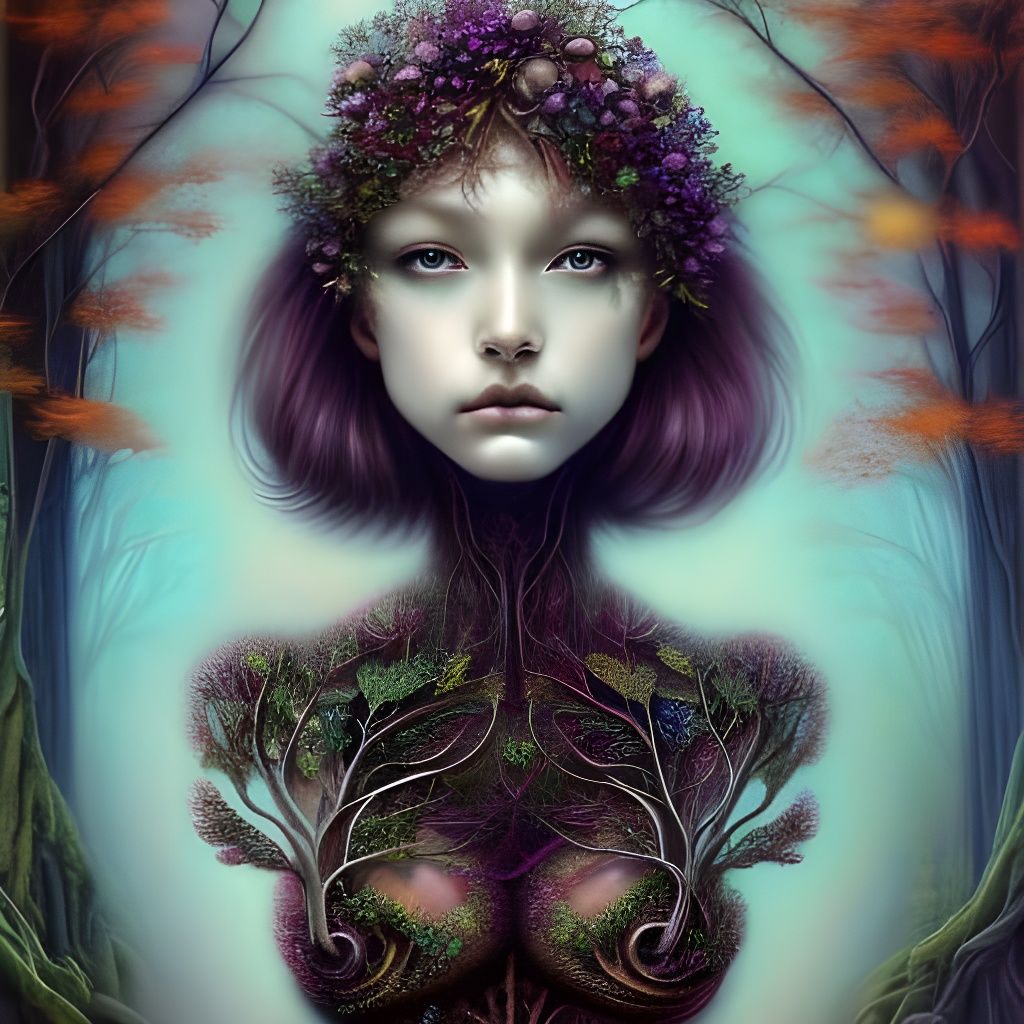 Anatomy Forest Fairie - AI Generated Artwork - NightCafe Creator