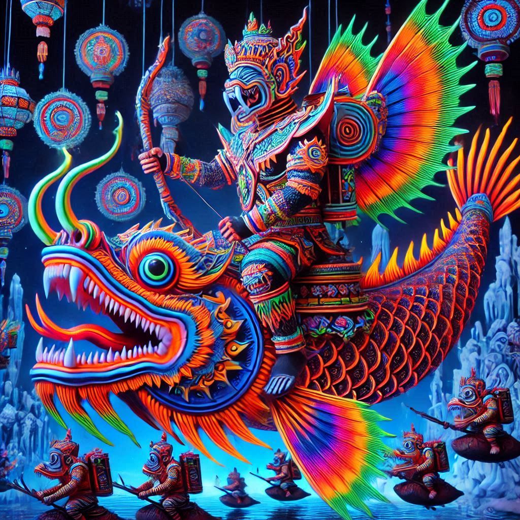 The army of the great flying Archon Fae-lo-shan