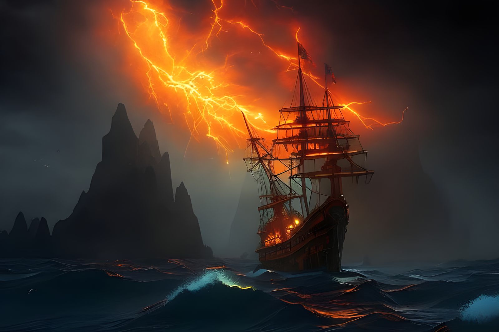 Fire From Heaven  by @Kit