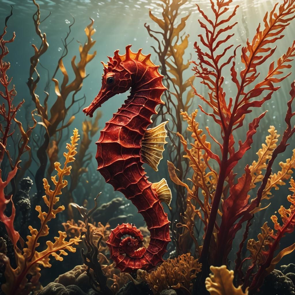 Creatures of the Sea : Seahorses