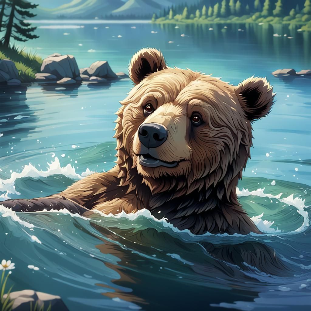Bear swimmer