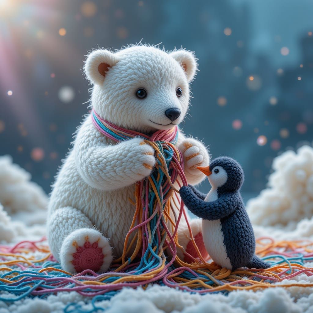 Polar Bear and Friend