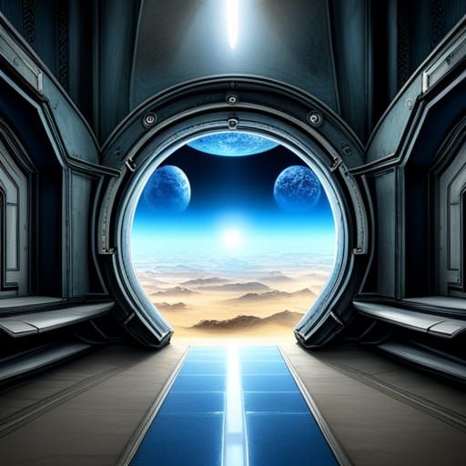 Should be invented Portal to another new world AI Generated Artwork