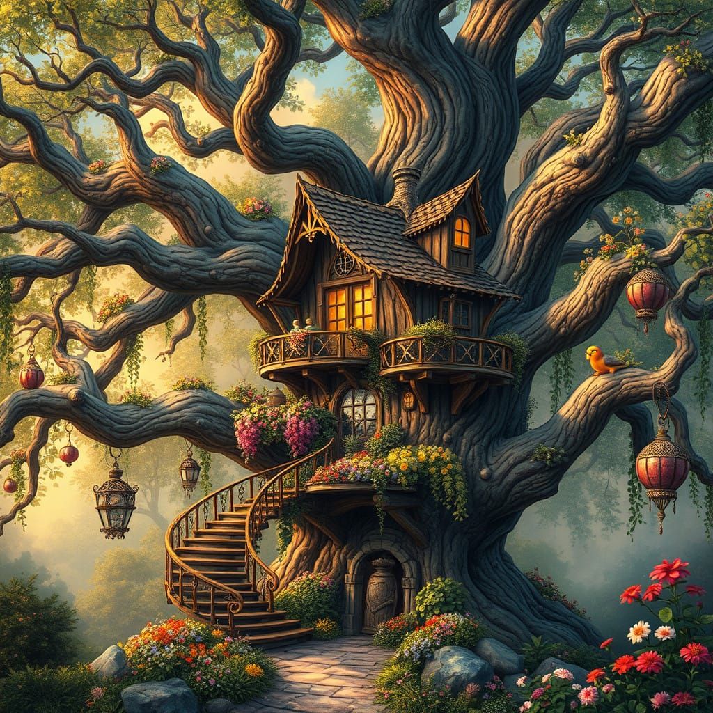 Treehouse   by @Kelli Benjamin-Limae Creations