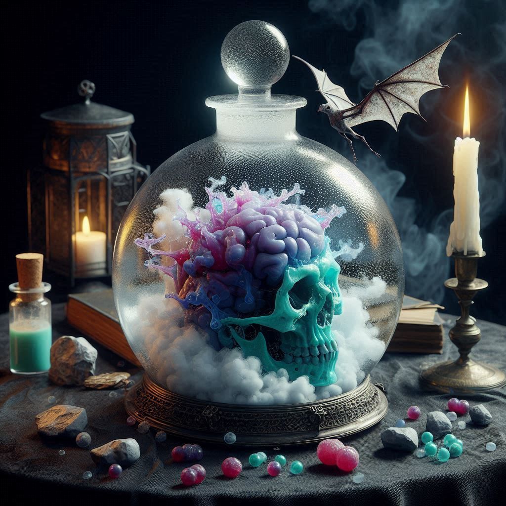 The table of a wizard master