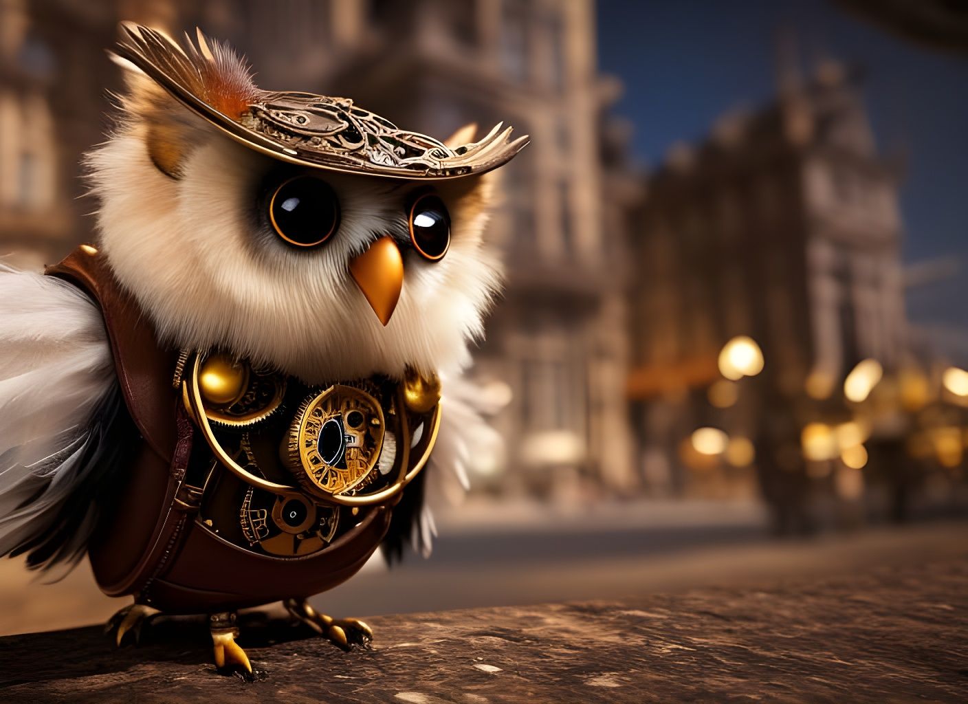 Owl on the prowl  by @Caisteal