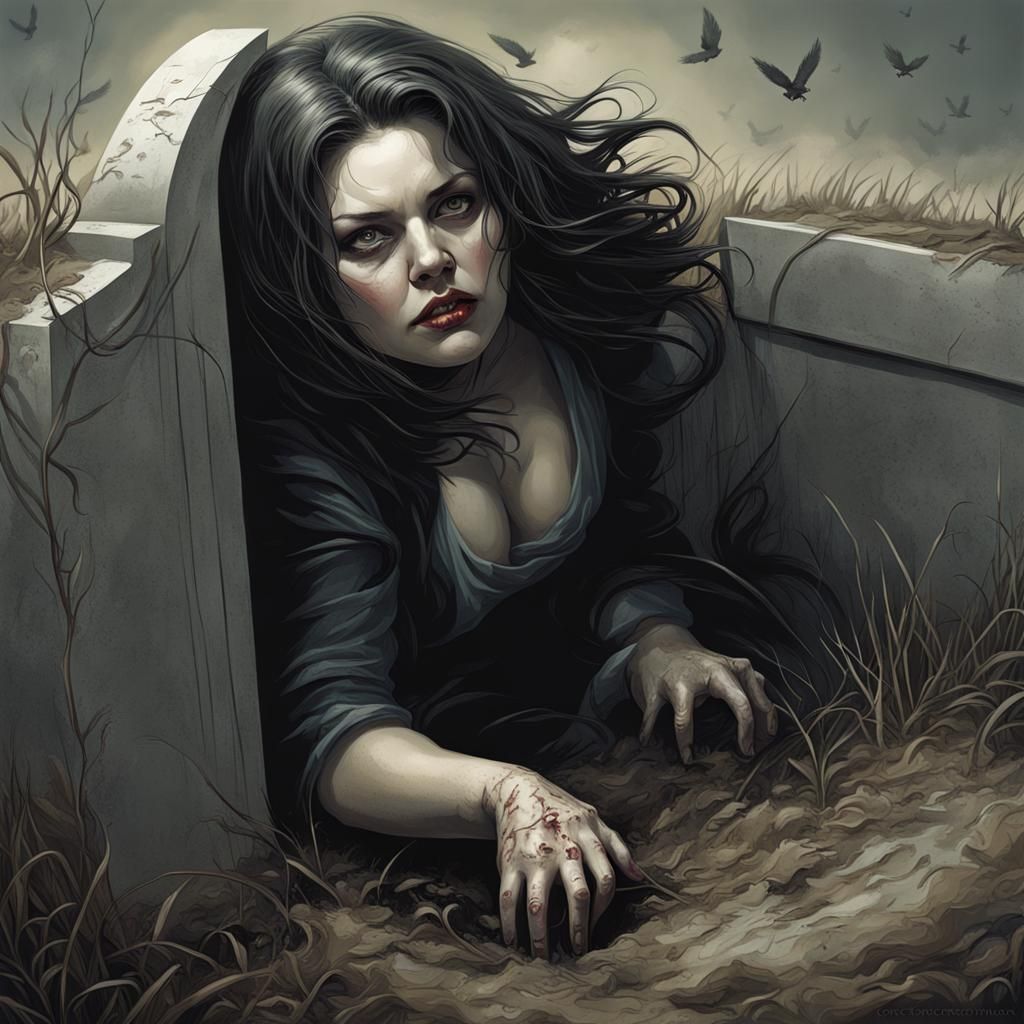 Surreal Beauty Rises from the Grave in Sinister High Definit...