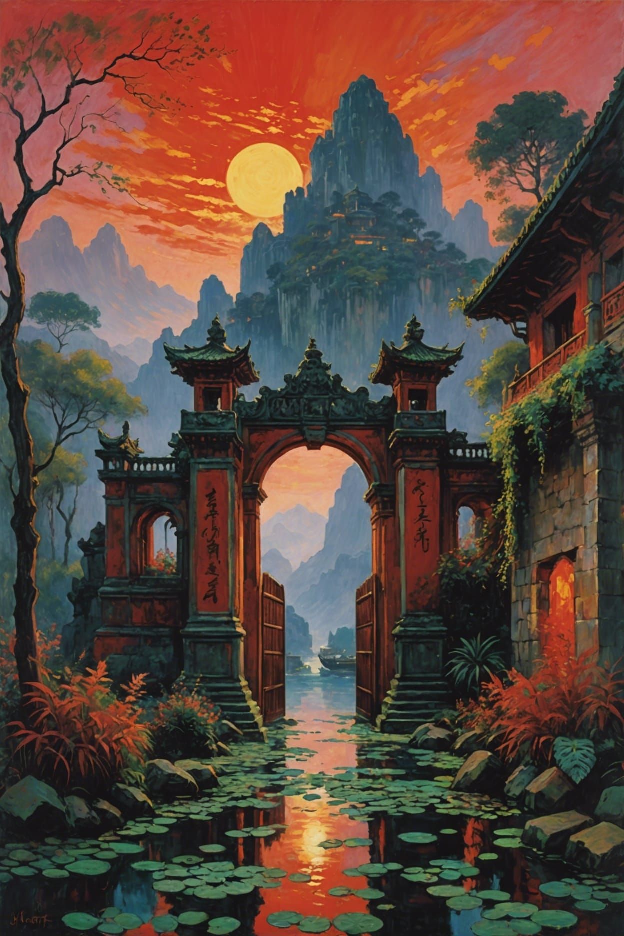 Monumental gate  by @Alfon