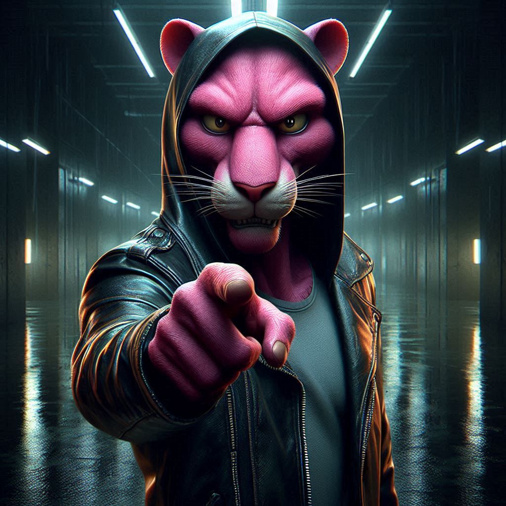 Dark side serie of The Pink Panther: The debt collector