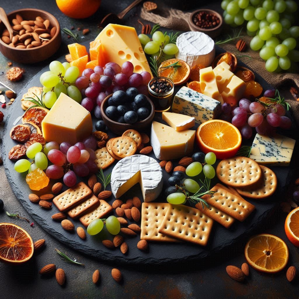 Fruit and Cheese Charcuterie